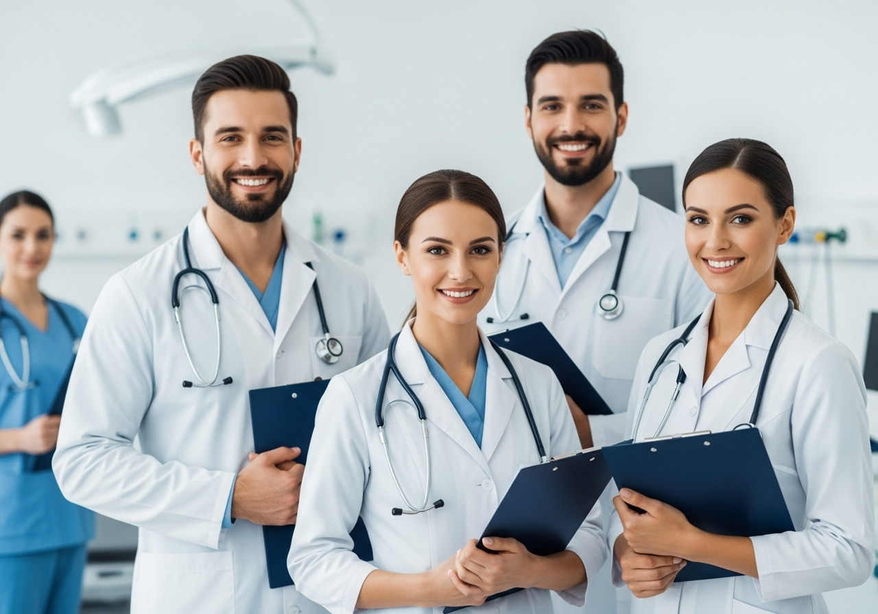 Echipă medicală DEXA la ELIGON